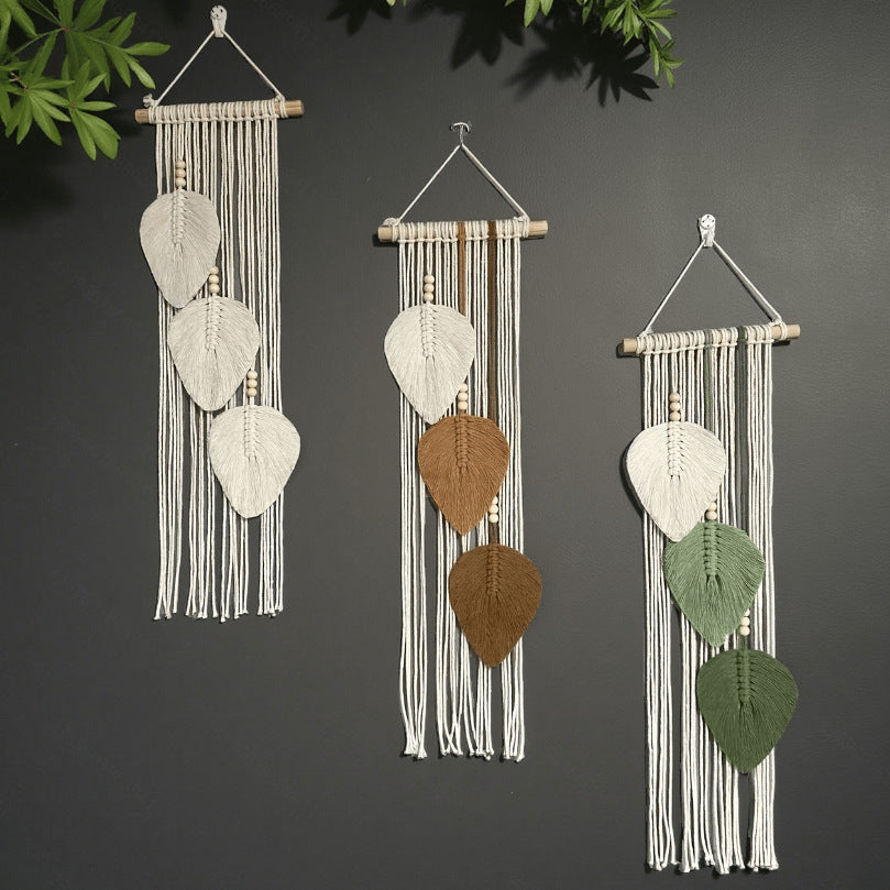 Macramé Leaf Wall Hanging Bowlift