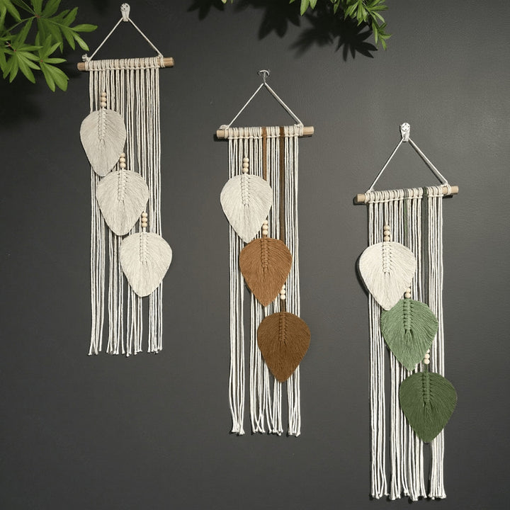 Macramé Leaf Wall Hanging Bowlift