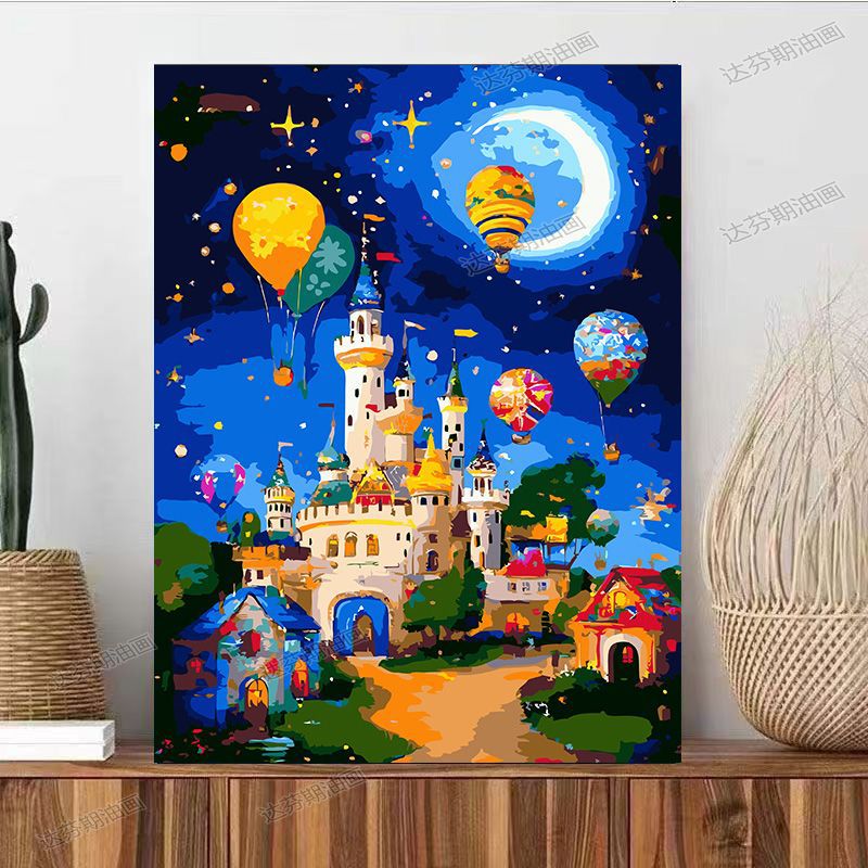 Fantasy Landscape Canvas Art Print Bowlift