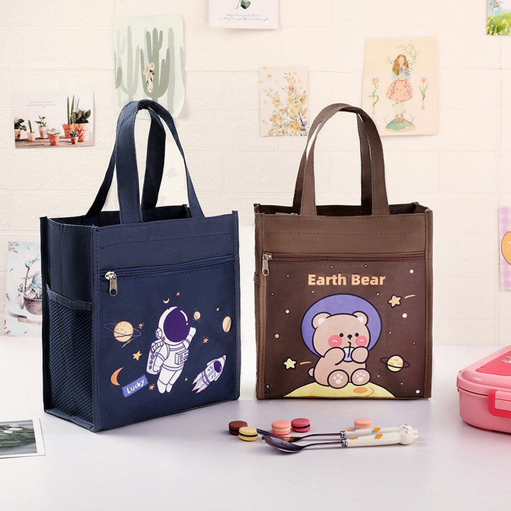 Space-Themed Insulated Lunch Carrier Bowlift