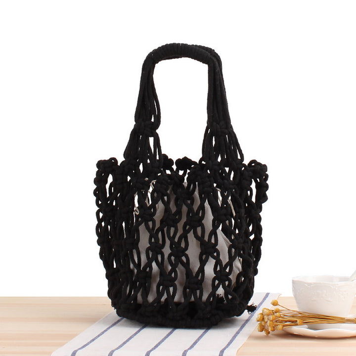 Hand-knotted net bag Bowlift
