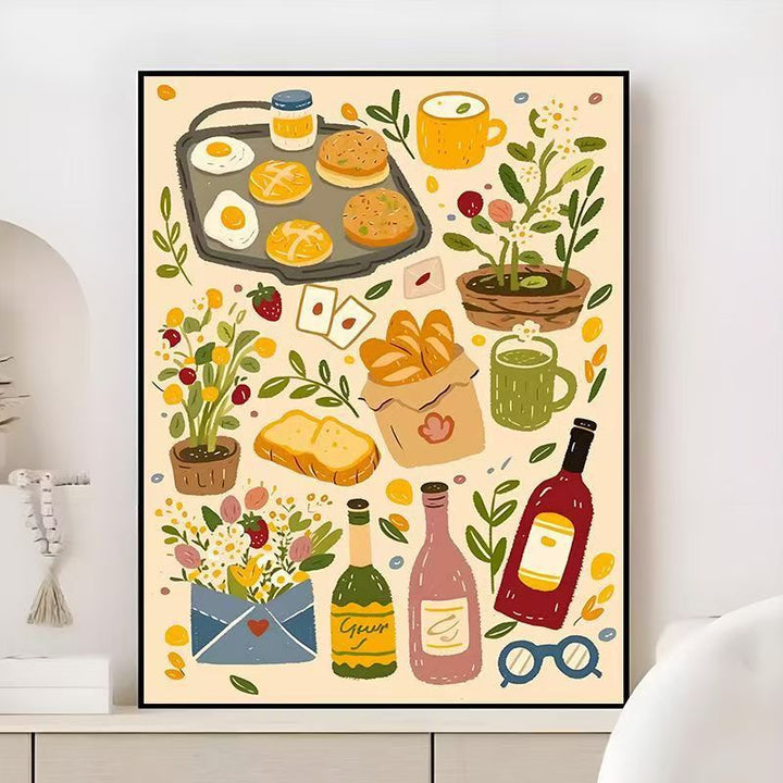Gourmet Culinary-Themed Wall Art Bowlift