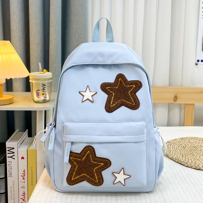 Casual Star Patterned Backpack