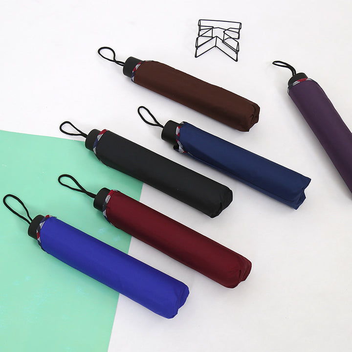 Women Handy Folding Umbrella with Wind Protection System Bowlift