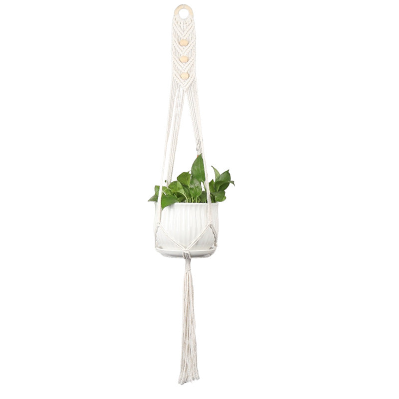Plant-hanging macrame shelf Bowlift