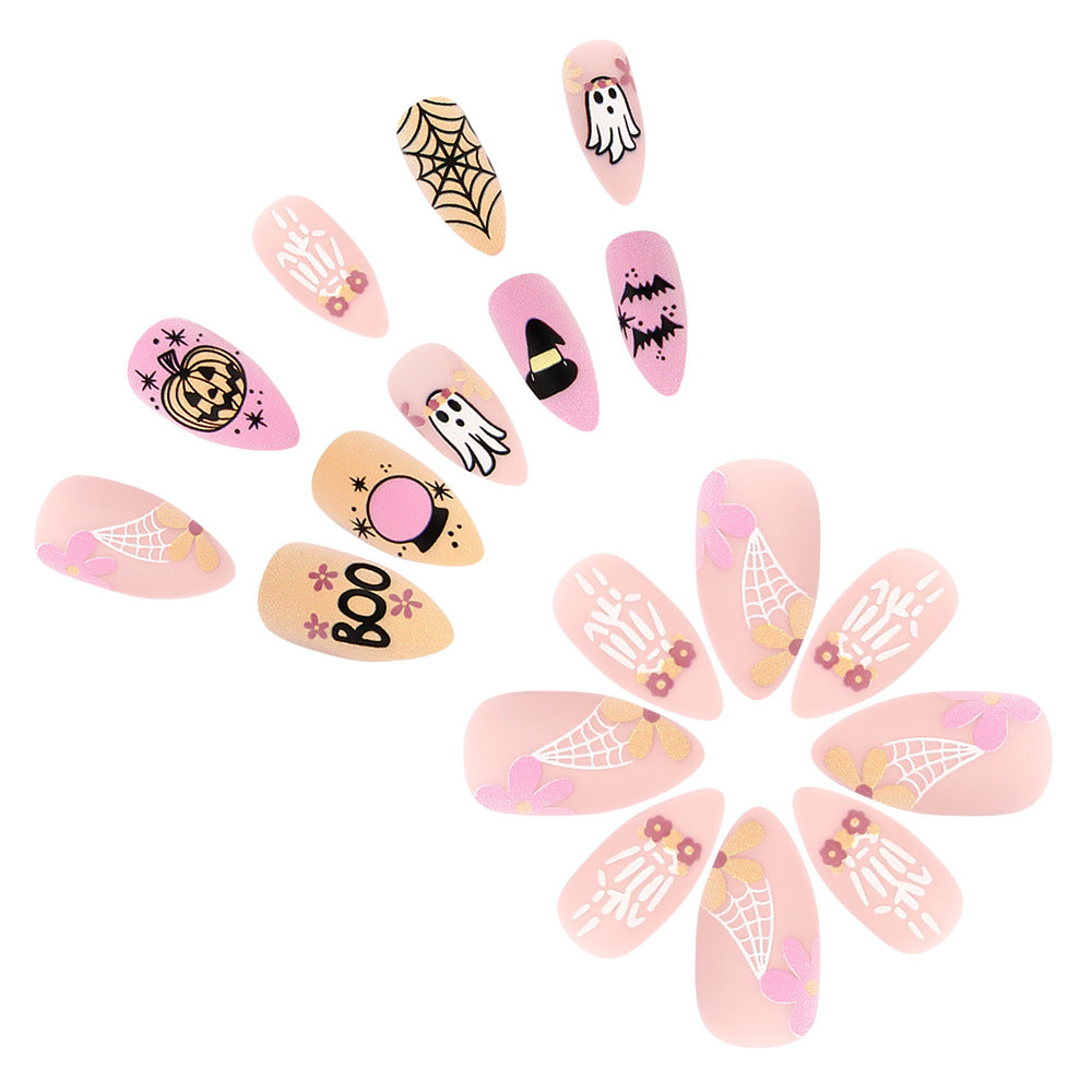 Halloween-Themed Press-On Nail Art Kit Bowlift