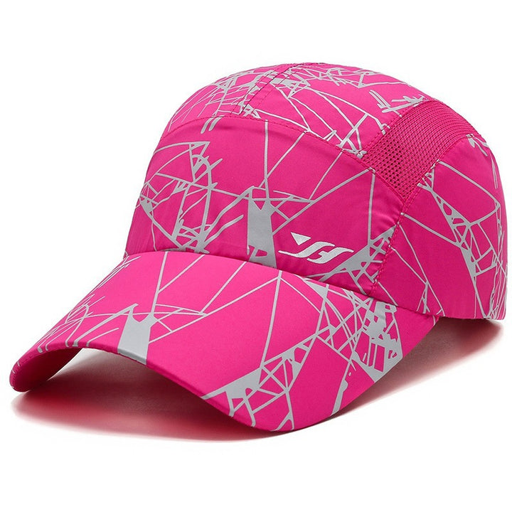 Women’s sporty running cap with stunning geometric pattern Bowlift