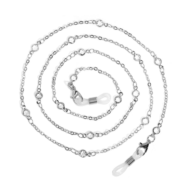 Elegant Rhinestone Glasses Chain Bowlift