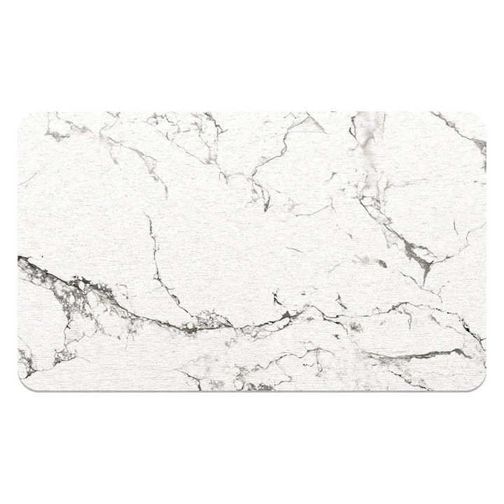 Marble Design Bath Mat Bowlift