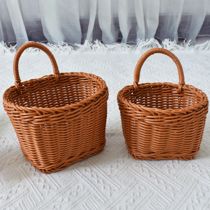 Decorative Wall Hanging Woven Storage Basket Bowlift