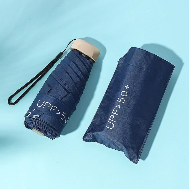 Ladies UV Protection Folding Umbrella with Unique Design Bowlift