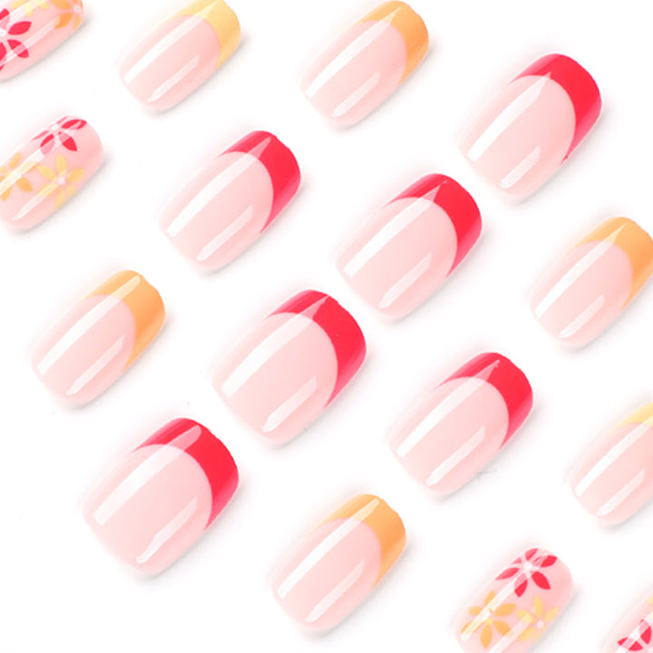 Artful nail art with delicate floral accents Bowlift
