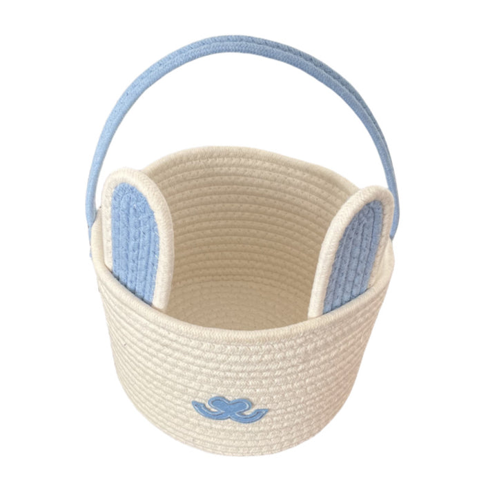 Ladies decorative storage basket with bunny ear design Bowlift