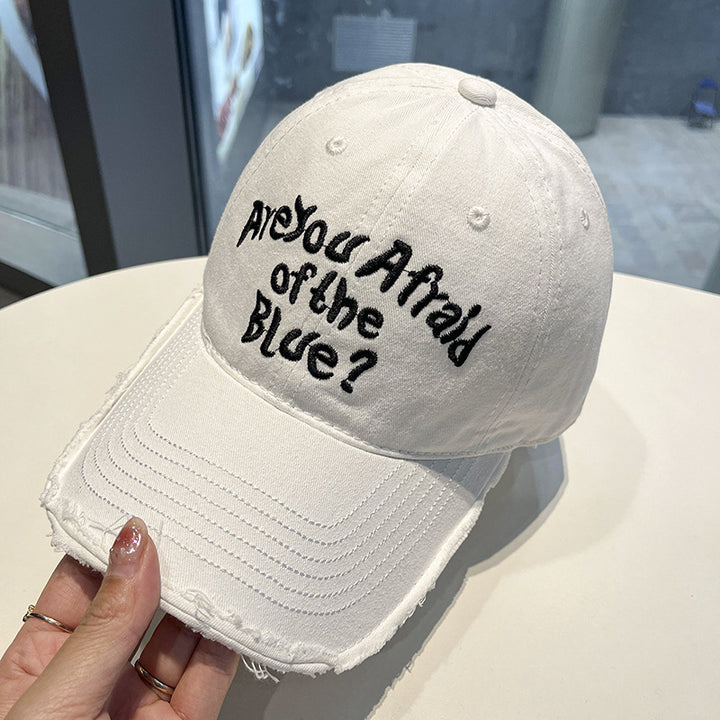 Women's Vintage-Inspired Embroidered Cap Bowlift