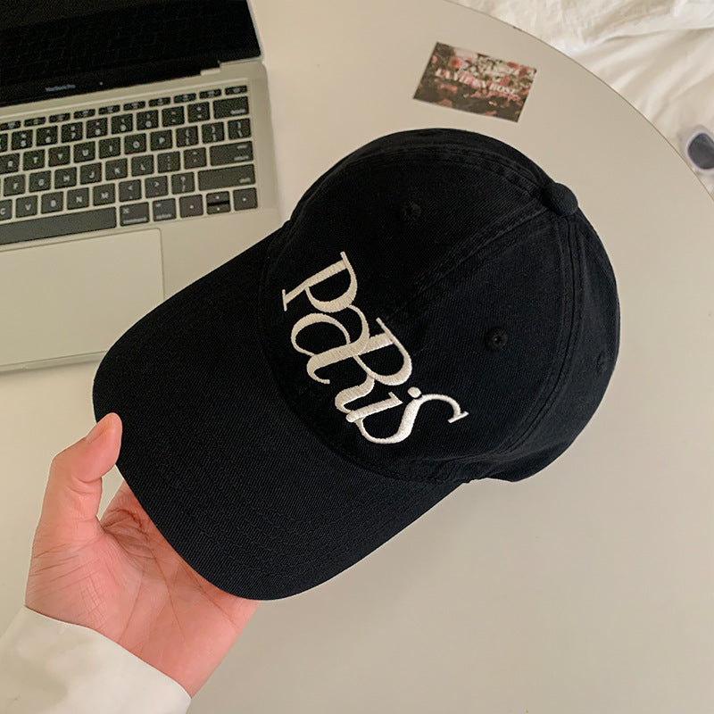 Women's Cotton Embroidered Cap Bowlift