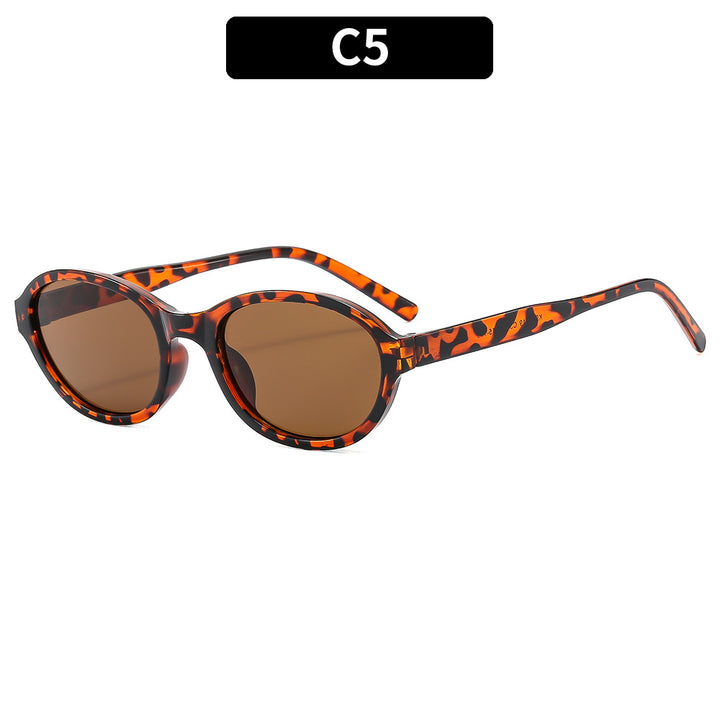 Retro-Inspired Oval Sunglasses