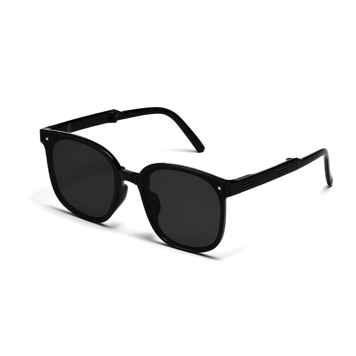 Women's square sunglasses with innovative plastic frame and polarized lenses Bowlift
