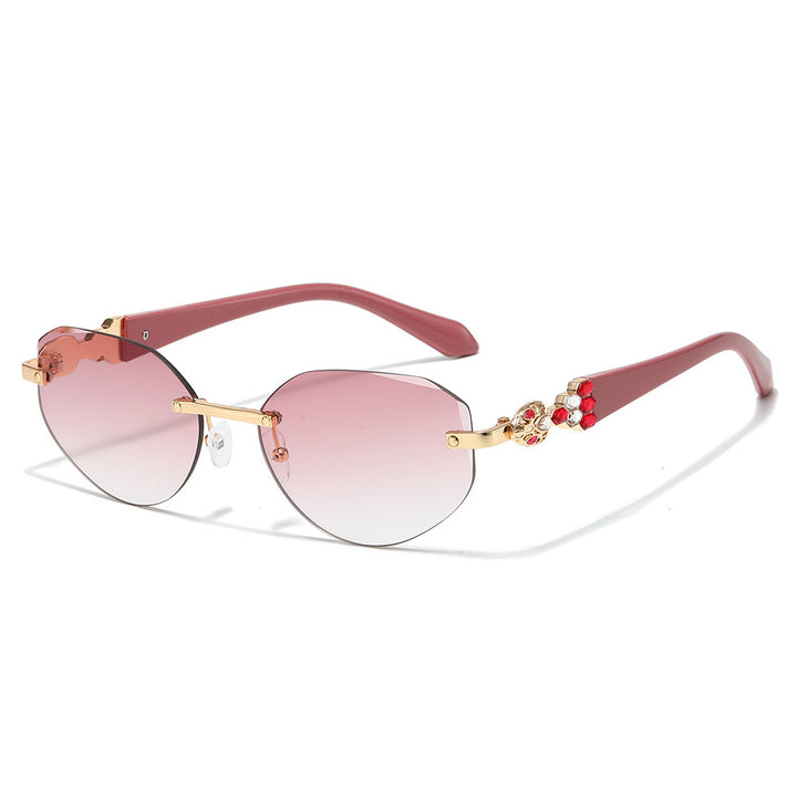 Decorative Oversized Shield Sunglasses Bowlift