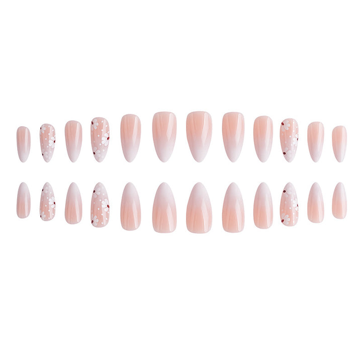 Floral Ombre Press-On Nail Art Bowlift