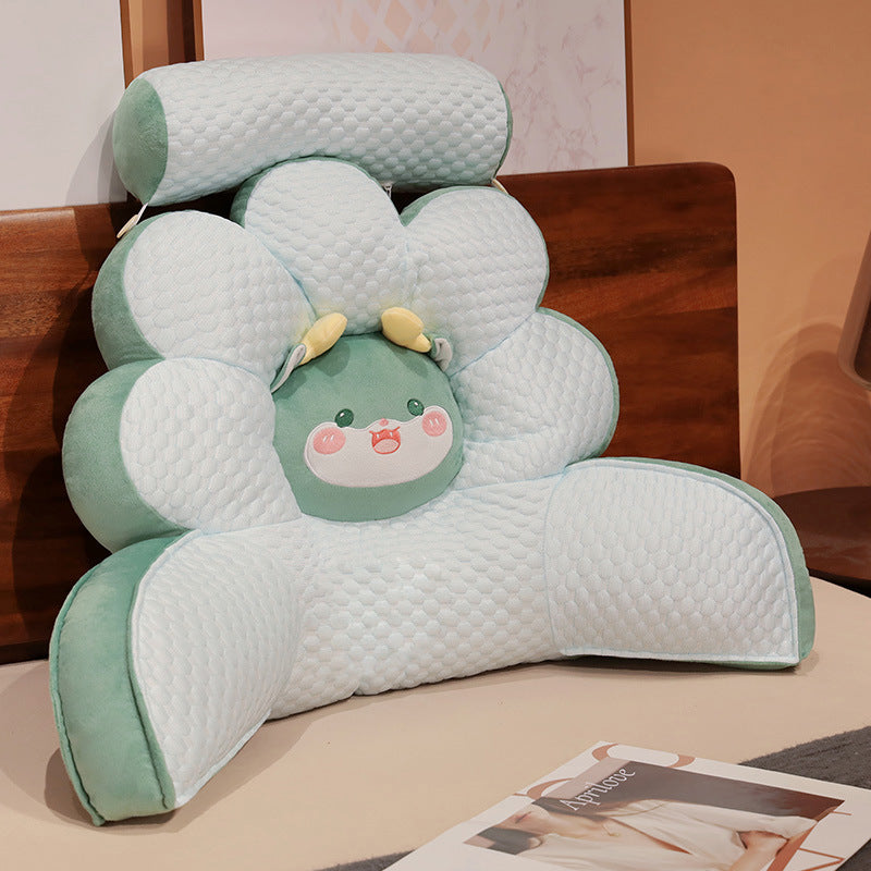 Seat cushion with ergonomic flower design Bowlift