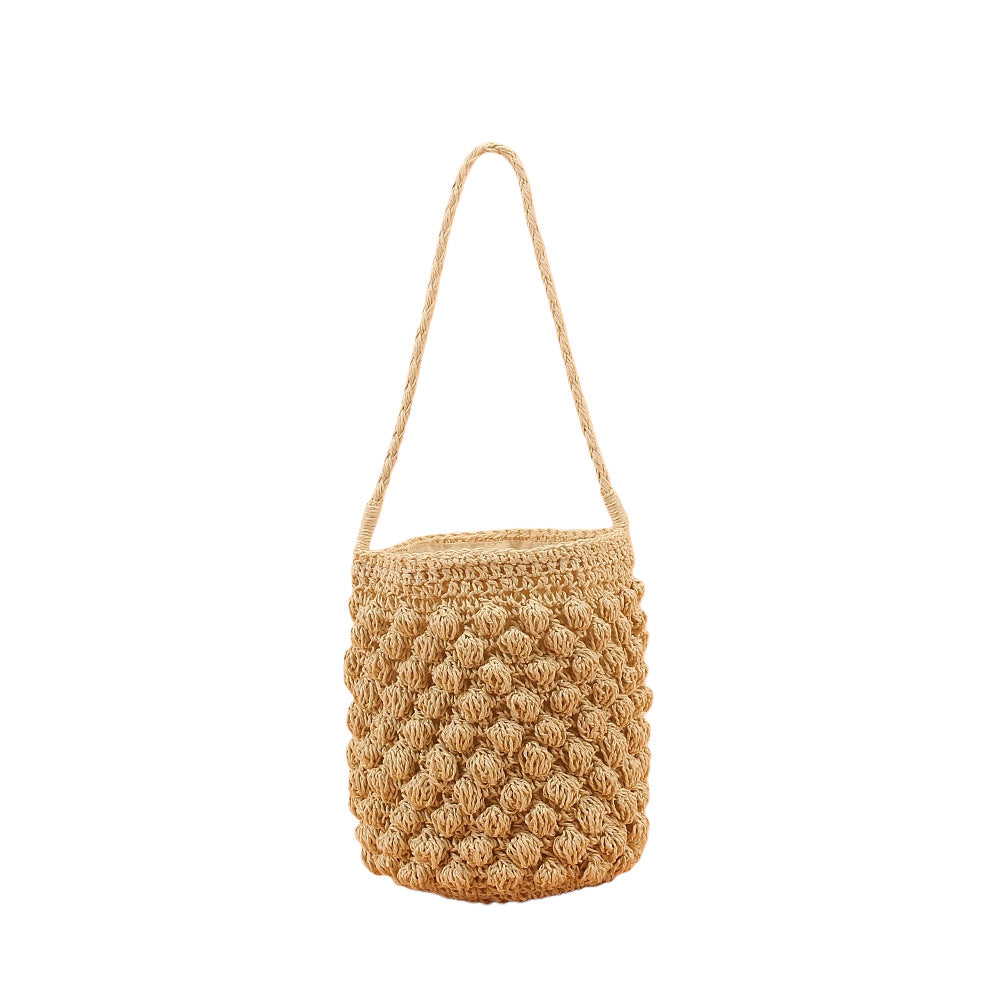 Handmade shoulder bag with unique structure design Bowlift
