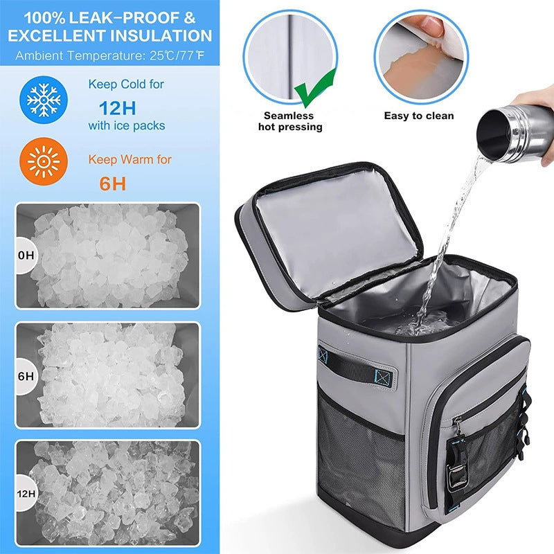 Insulated multi-purpose cooler bag with ergonomic carrying straps Bowlift