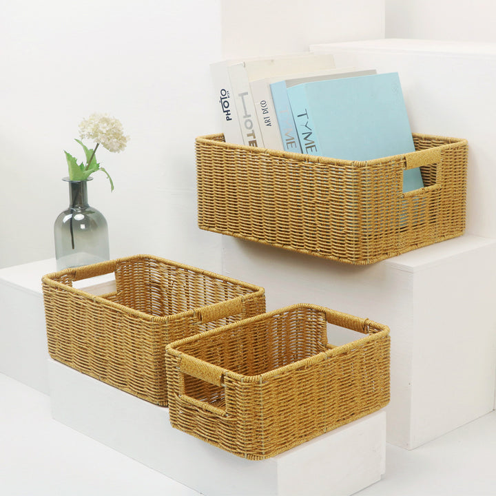 Handwoven storage basket Bowlift