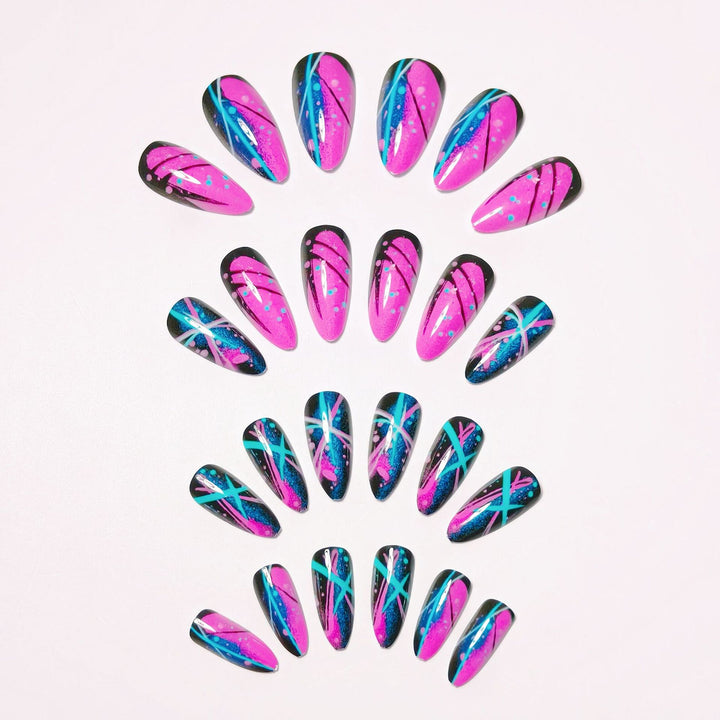 Creative Abstract Nail Art Bowlift