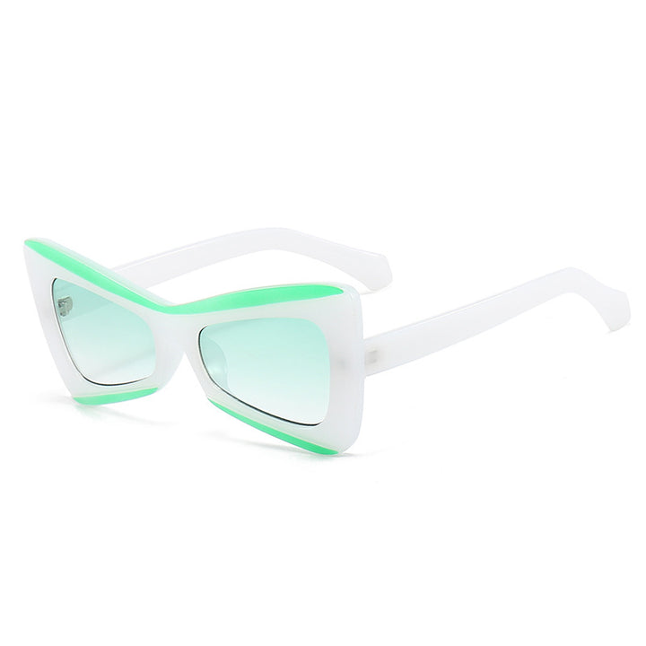 Women's Fashion Cat-Eye Sunglasses with Wide Frame Bowlift