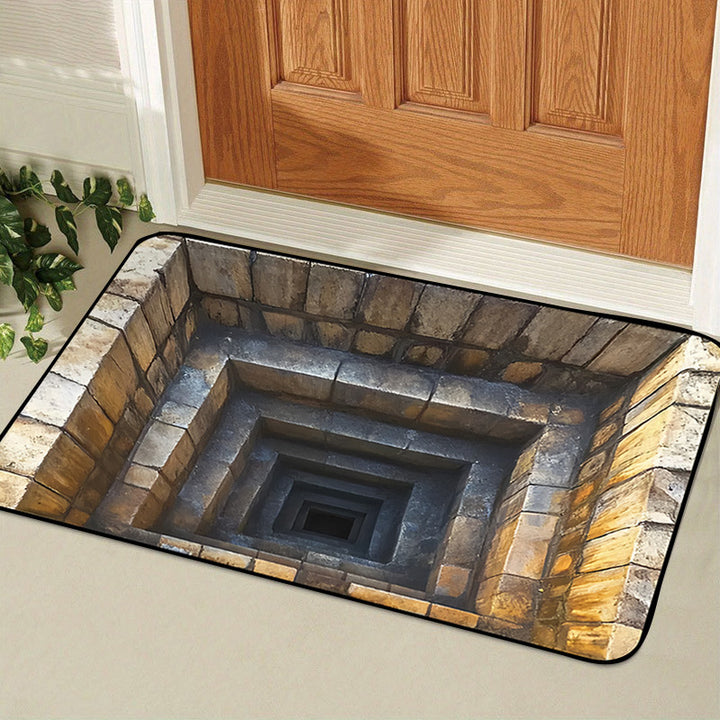 Wooden Plank Style Entrance Mat