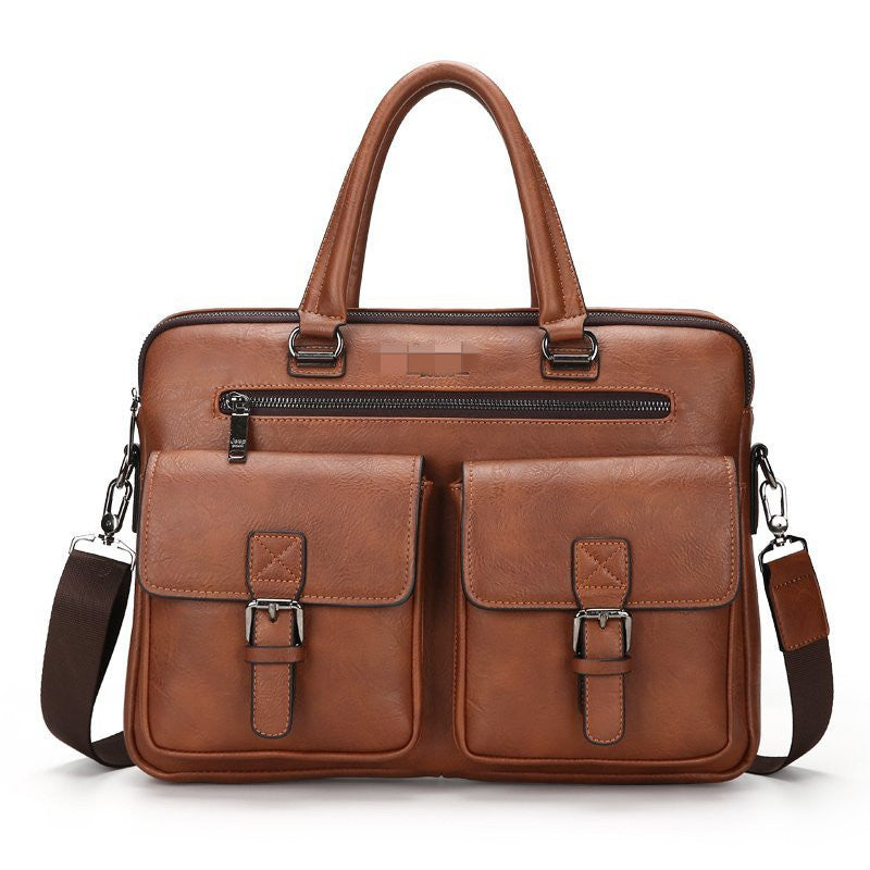 Stylish Multi-Pocket Briefcase Bowlift