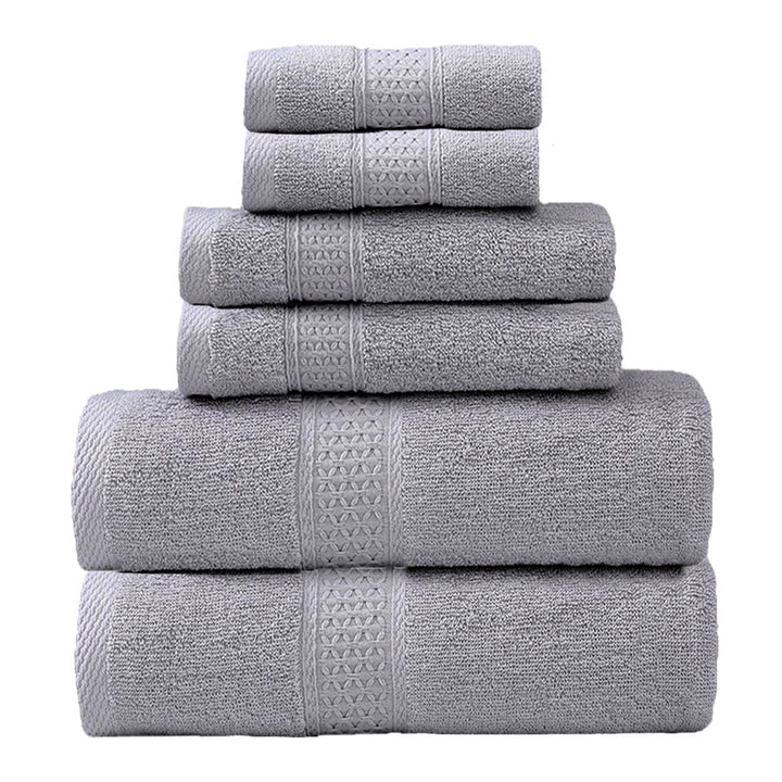 Terry Towel Set with Elegant Border Bowlift