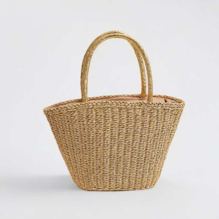 Handcrafted basket bag with sturdy handles Bowlift