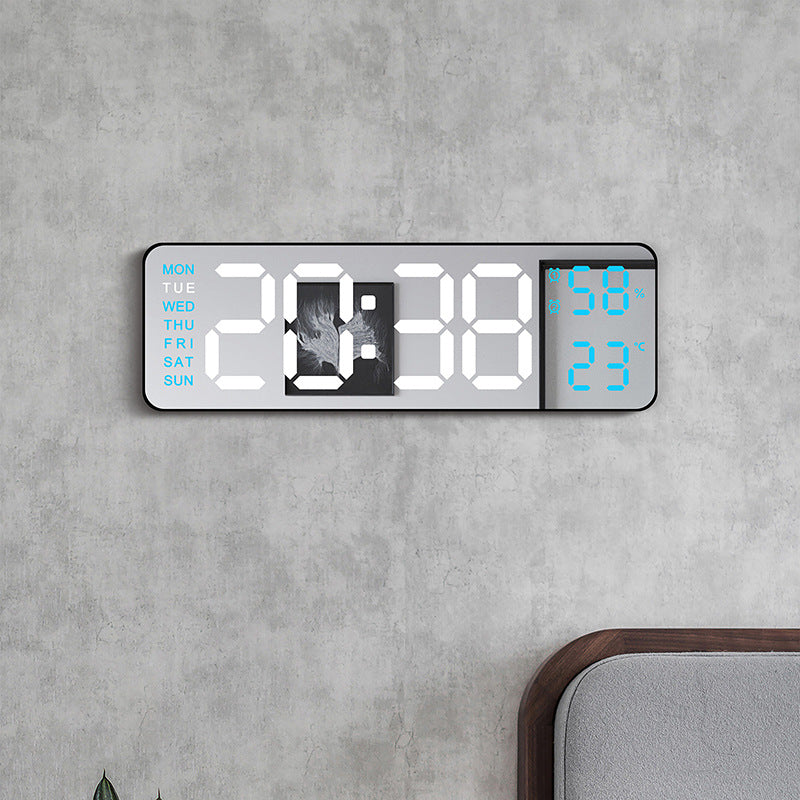 Digital Multifunction Alarm Clock with Hygrometer and Temperature Display Bowlift