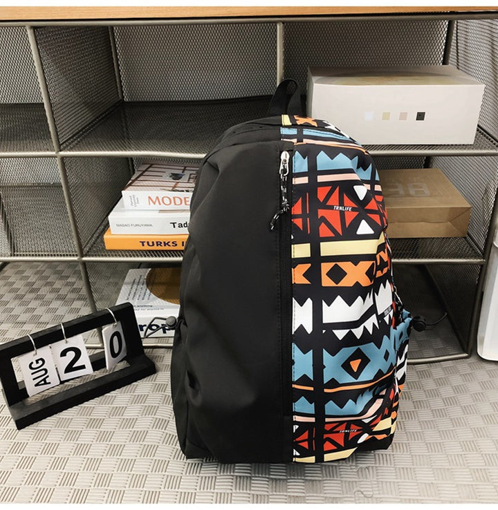 Graphic Print Backpack Bowlift