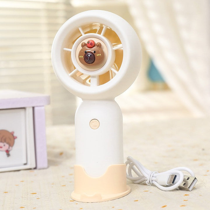 Women's portable handheld fan with USB connection Bowlift