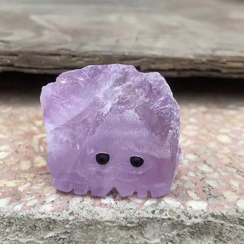BowLift | Hand-Carved Natural Crystal Hedgehog