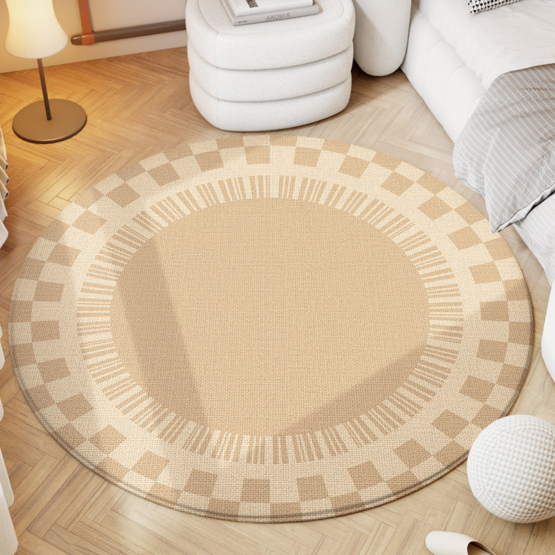 Round Textured Area Rug Bowlift