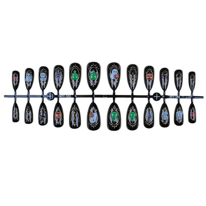 Decorative Themed Press-On Nail Set Bowlift