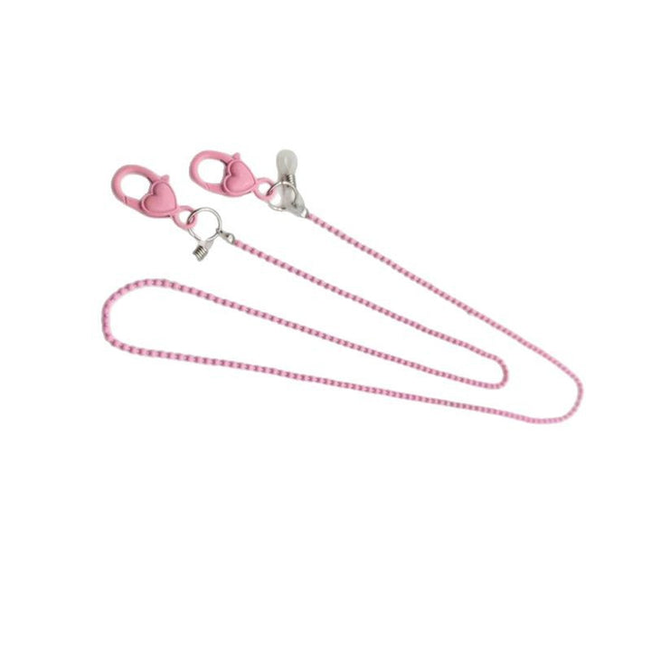 Fashionable glasses chain with heart pendant Bowlift