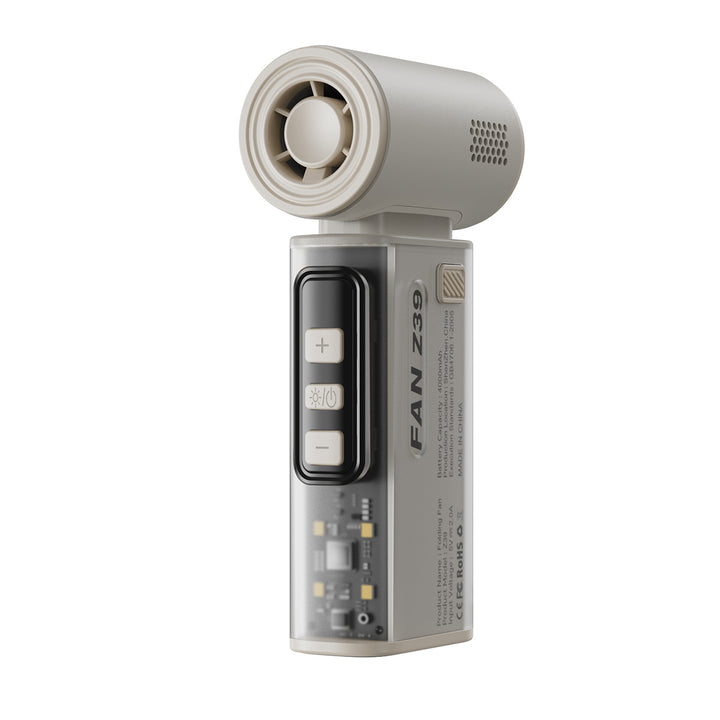 Unisex Pocket-Sized Rechargeable Handheld Cooling Fan Bowlift
