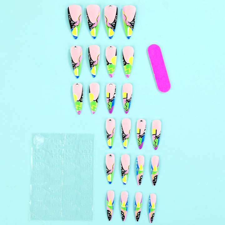Art Nail Set in Creative Modern Design Bowlift