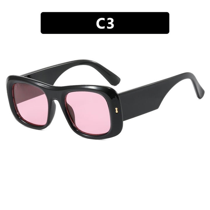 Women's oversized square sunglasses with a wide frame and polarized lenses Bowlift