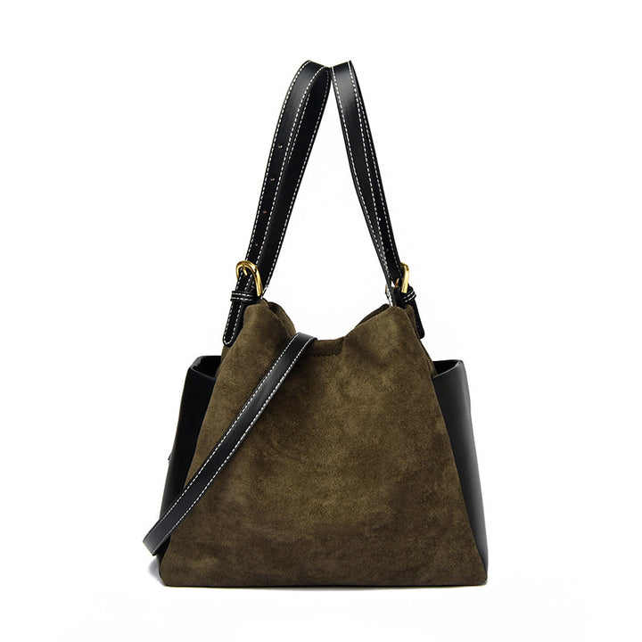 Suede Bucket Handbag Bowlift