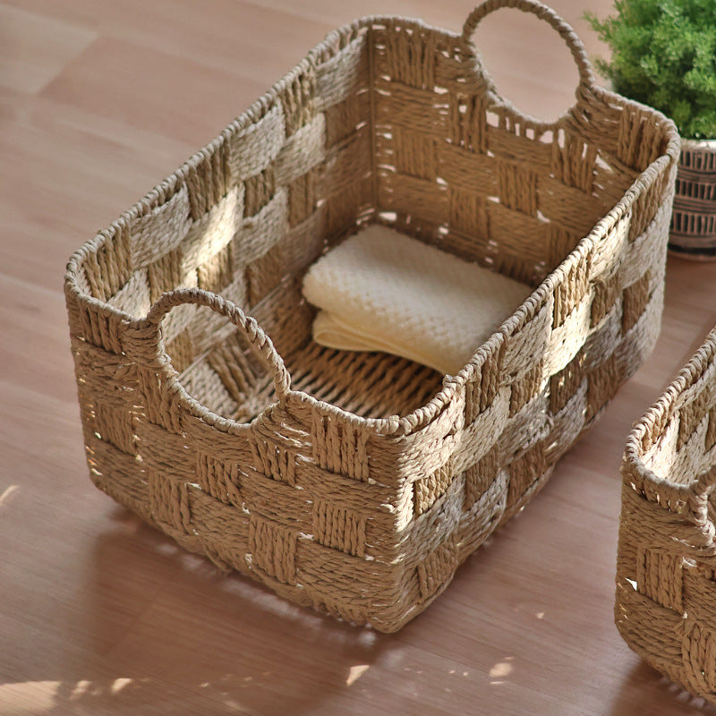 Handmade storage basket with practical handle Bowlift
