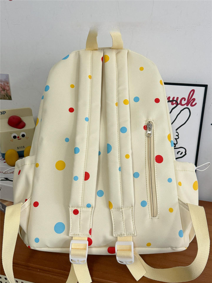Fun-Themed Polka Dot Backpack Bowlift