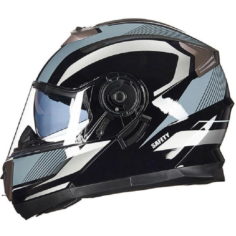 Full-Face Motorcycle Helmet with Advanced Ventilation Bowlift