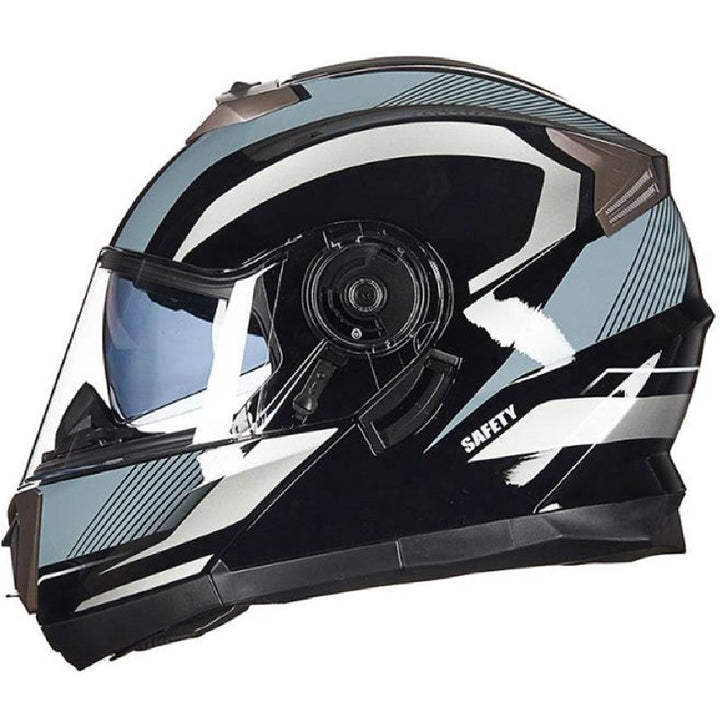 Full-Face Motorcycle Helmet with Advanced Ventilation Bowlift