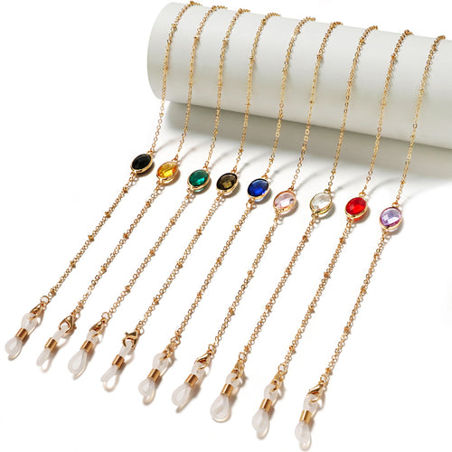 Elegant Gemstone-Embellished Eyewear Holder Bowlift