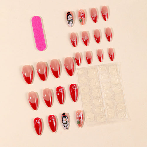 Festive Holiday-Themed Nail Art Extensions Bowlift
